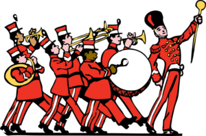 marching band drawing