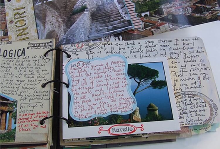 travel scrapbook